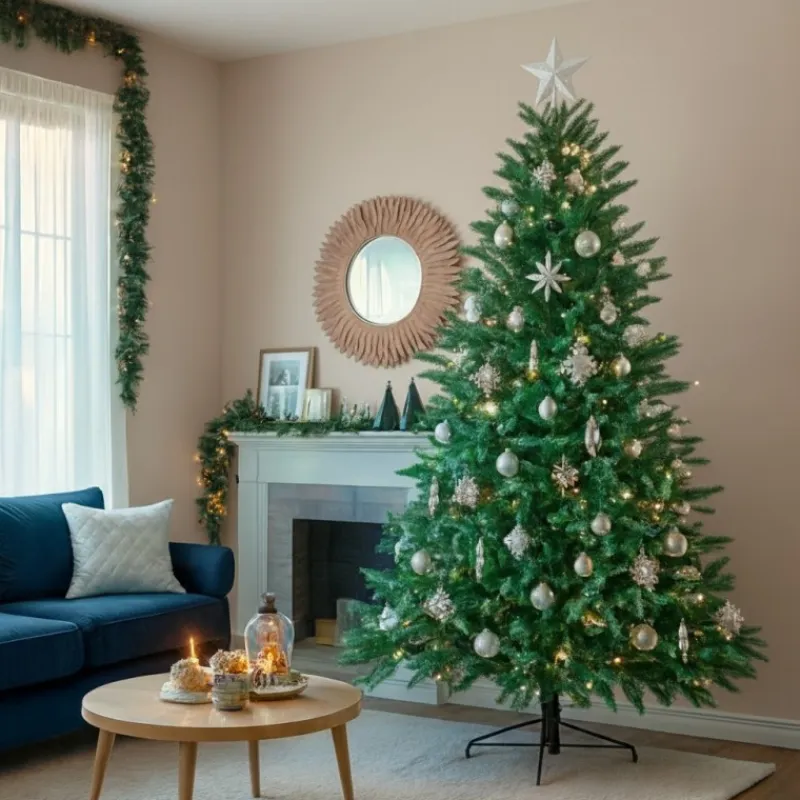 Edelman Alberi Di Natale Tradizionali|Alberi Di Natale Medi*Albero di Natale Brampton Verde h230 Ø147cm PE+PVC