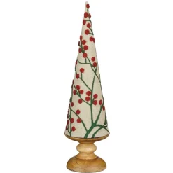 Edelman Complementi D'Arredo*Albero di Natale Decorato Color Bianco 40 cm