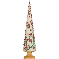 Edelman Complementi D'Arredo*Albero di Natale Decorato Color Bianco 55 cm