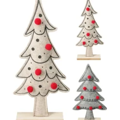 Koopman Complementi D'Arredo*Albero di Natale in Feltro 34 cm. Pezzo Singolo