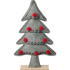 Koopman Complementi D'Arredo*Albero di Natale in Feltro 34 cm. Pezzo Singolo