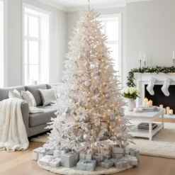 Magic Tree Alberi Di Natale Innevati|Alberi Di Natale Tradizionali*Albero di Natale Lincoln White h210Ø128cm PE