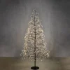Edelman Luci Di Natale|Luci Di Natale*Albero di Natale Nero con 2100 LED Bianco Classico e Timer