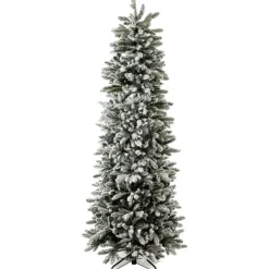 Magic Tree Alberi Di Natale Innevati|Alberi Di Natale Slim*Albero di Natale Russel Innevato h210Ø70cm PE+PVC