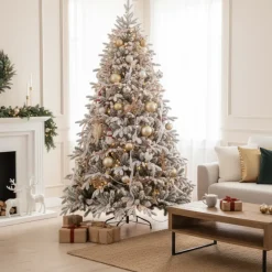 Magic Tree Alberi Di Natale Innevati|Alberi Di Natale Tradizionali*Albero di Natale White Montgomery h210Ø126cm PE+PVC