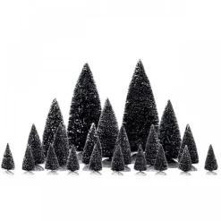 Lemax Alberi*Assorted Pine Trees Set Of 21 Cod. 04768