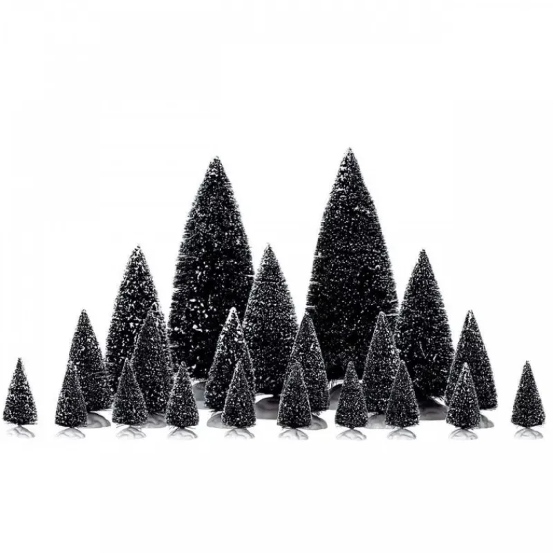 Lemax Alberi*Assorted Pine Trees Set Of 21 Cod. 04768