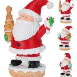 Koopman Complementi D'Arredo*Babbo Natale in Resina 10x14 cm. Pezzo Singolo