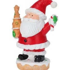 Koopman Complementi D'Arredo*Babbo Natale in Resina 10x14 cm. Pezzo Singolo