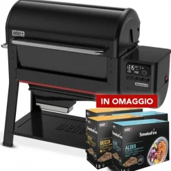 Weber Barbecue Weber A Pellet|Barbecue A Pellet*Barbecue a Pellet Searwood Xl Black Cod. 1500131