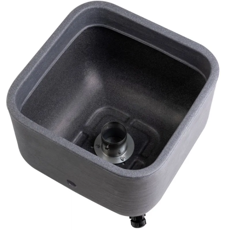 Acquapoint Accessori|Fontane Da Interrare*Basamento Quadrato in Resina per Fontana Moon da Interrare Aquapoint