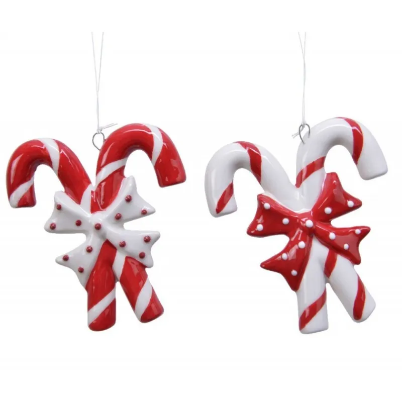 Kaemingk Addobbi Per Albero Di Natale*Bastoncini di zucchero 9 cm. Pezzo Singolo