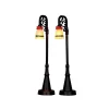 Lemax Luci E Alimentatori*Bell Ornament Lamp Post Set of 2 B/O 4.5V Cod. 54932