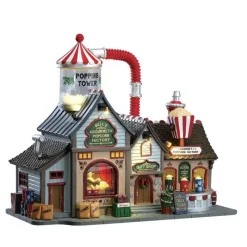 Lemax Edifici E Giostre In Movimento|Lemax Best Buy*Bell's Gourmet Popcorn Factory con Alimentatore 4.5V Cod. 75188