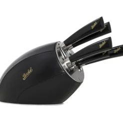 Berkel Coltelli Berkel|Coltelli Berkel*Ceppo Sense Nero + set 5 coltelli Elegance Nero