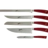 Berkel Coltelli Berkel|Coltelli Berkel*Elegance Set 5 coltelli chef Rosso