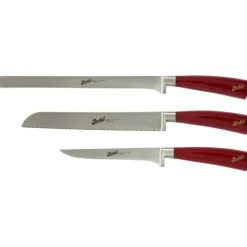 Berkel Coltelli Berkel|Coltelli Berkel*Elegance Set prosciutto 3 coltelli Rosso