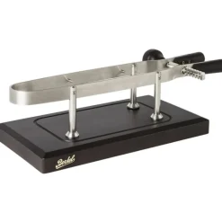 Berkel Coltelli Berkel|Coltelli Berkel*Morsa per prosciutto Italiano con base in legno scuro