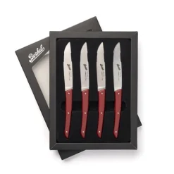 Berkel Coltelli Berkel*Set 4 Coltelli da Bistecca Colore Rosso