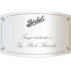 Berkel Sottovuoto E Accessori Berkel|Affettatrici Volano Berkel*Targhetta Personalizzabile Silver
