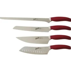 Berkel Coltelli Berkel|Coltelli Berkel*Teknica set Chef 4 pz Rosso