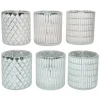 Kaemingk Oggetti Per La Tavola*Bicchiere Bianco Porta Tea Light h 9 cm. Pezzo Singolo