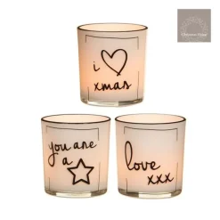 Edelman Candele E Accessori|Oggetti Per La Tavola*Bicchierini porta Tea Light con decoro
