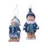 Kaemingk Addobbi Per Albero Di Natale*Bimbi da Appendere Bianco/Azzurro. Pezzo Singolo