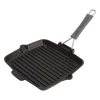 Staub Bistecchiere Griglie E Gratelle*Bistecchiera 24 x 24 cm Nera