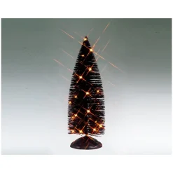 Lemax Alberi|Novità Lemax Spooky Town 2025*Black Bristle Tree Orange Light B/O 4.5V Cod. 54518