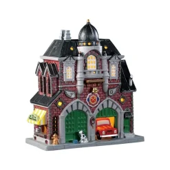 Lemax Prodotti Fuori Catalogo|Edifici Illuminati*Caddington Fire Brigard, B/O Led Cod. 95520