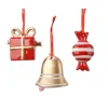 Kaemingk Addobbi Per Albero Di Natale*Campana, Caramella o Pacchetto da appendere 8 cm. Pezzo Singolo
