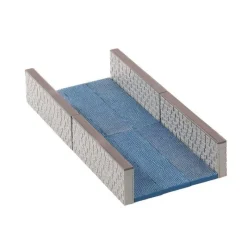 Lemax Accessori*Canal Wall Set of 10 Cod. 04764