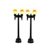 Lemax Luci E Alimentatori|Luci E Alimentatori*Candy Corn Street Light Set of 2 B/O 4.5V Cod. 34071