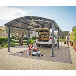 Canopia Carport*Arcadia Carport in Alluminio 3.6 X 8.6 m