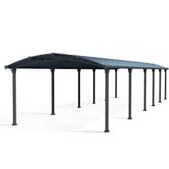 Canopia Carport*Arcadia Carport in Alluminio 3.6 X 13 m