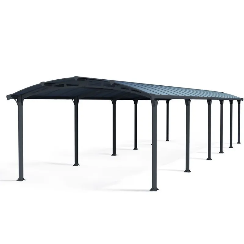 Canopia Carport*Arcadia Carport in Alluminio 3.6 X 13 m