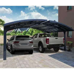 Canopia Carport*Arizona Wave Carport Doppio in Alluminio 6 X 5 m