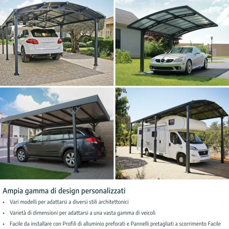 Canopia Carport*Atlas Carport in Alluminio 3 X 5 m