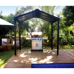Canopia Gazebo*Austin Gazebo per Barbecue in Alluminio 1.8X2.4 m