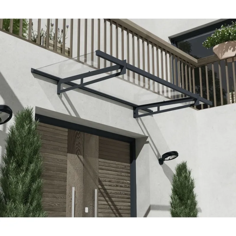 Canopia Pensiline*Bremen Pensilina Da Esterno 205X93 cm Trasparente
