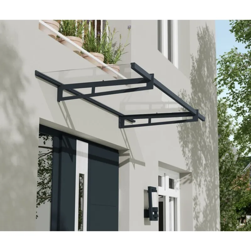 Canopia Pensiline*Bremen Pensilina Da Esterno 205X93 cm Trasparente