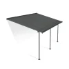 Canopia Pergole*Capri Pergola Addossata in Alluminio 3X5.6 m Grigio