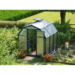 Canopia Serra Da Giardino Canopia*Eco Grow Doppio Strato Serra Da Giardino in Policarbonato 197X204X198 cm Verde