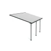 Canopia Pergole*Feria Pergola Addossata in Alluminio 3X4.3 m Grigio