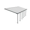 Canopia Pergole*Feria Pergola Addossata in Alluminio 3X8.5 m Grigio