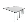 Canopia Pergole*Feria Pergola Addossata in Alluminio 3X9.2 m Grigio