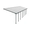 Canopia Pergole*Feria Pergola Addossata in Alluminio 3X10.4 m Grigio