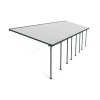 Canopia Pergole*Feria Pergola Addossata in Alluminio 3X11.56 m Grigio
