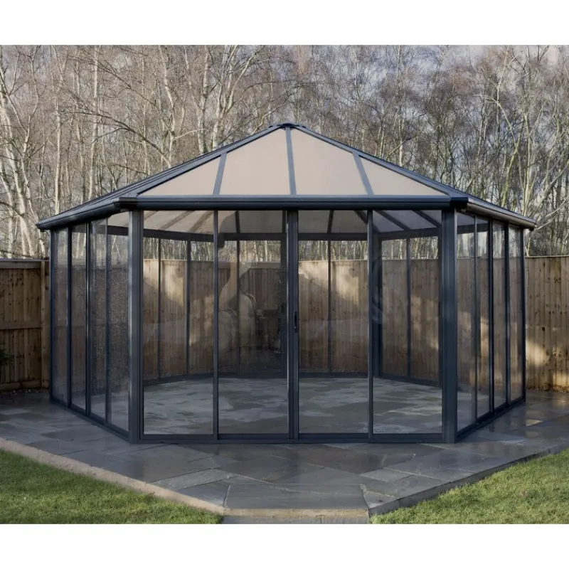 Canopia Gazebo*Garda Gazebo Chiuso in Alluminio 5.2X6 m